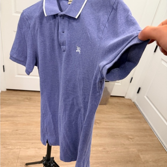 Burberry Polo Shirt Periwinkle Blue Mens Small - Picture 5 of 8